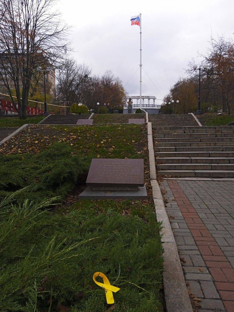 &laquo;Жовта стрічка&raquo; у Мелітополі поширила понад 100 символі спротиву