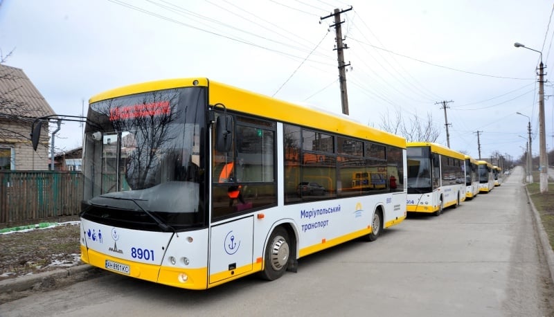 Мариуполю дают кредит на 64 автобуса и 72 троллейбуса