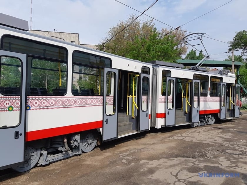 У Запоріжжі на маршрут вийшов берлінський трамвай