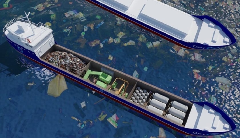 Українські розробники створили унікальний плавучий сміттєпереробний завод