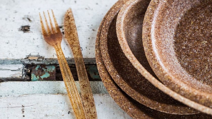 В одному з ресторанів Ужгорода страви подають у їстівному посуді