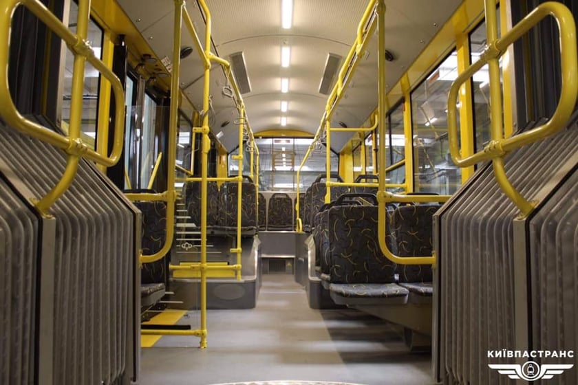 Київ отримав п’ять нових тролейбусів із відеокамерами і кондиціонерами