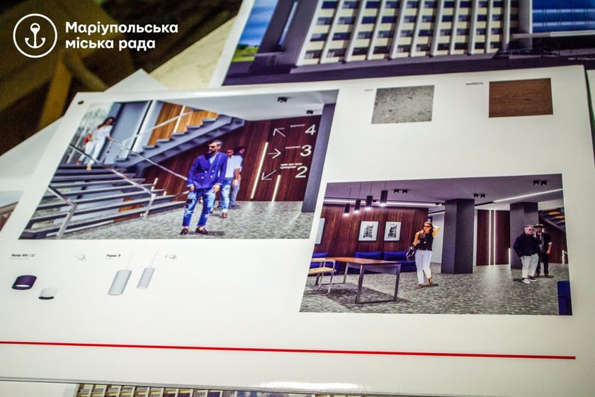 Скляний атріум і панорамний дах: як виглядатиме міська рада Маріуполя після реконструкції