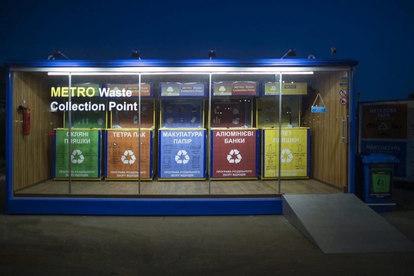 У Маріуполі запускають станцію сортування сміття біля METRO