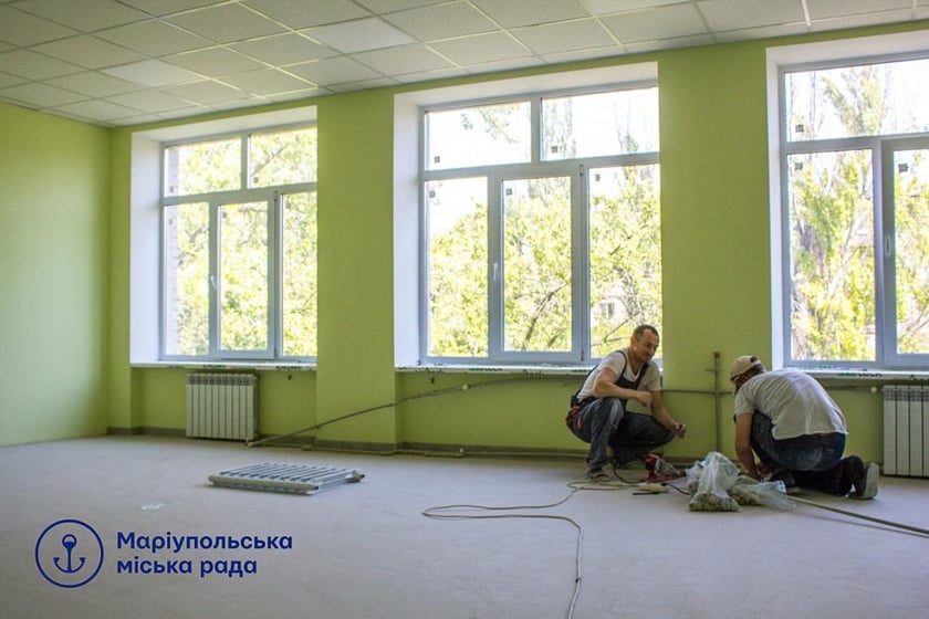У Маріуполі ремонтують будівлю для медичного вишу-переселенця