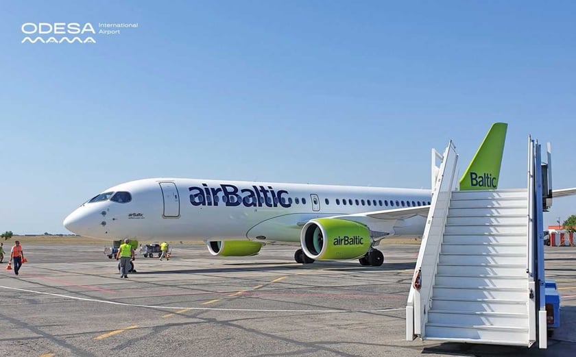 До Одеси літатиме найекологічніший літак авіакомпанії airBaltic (ФОТО)