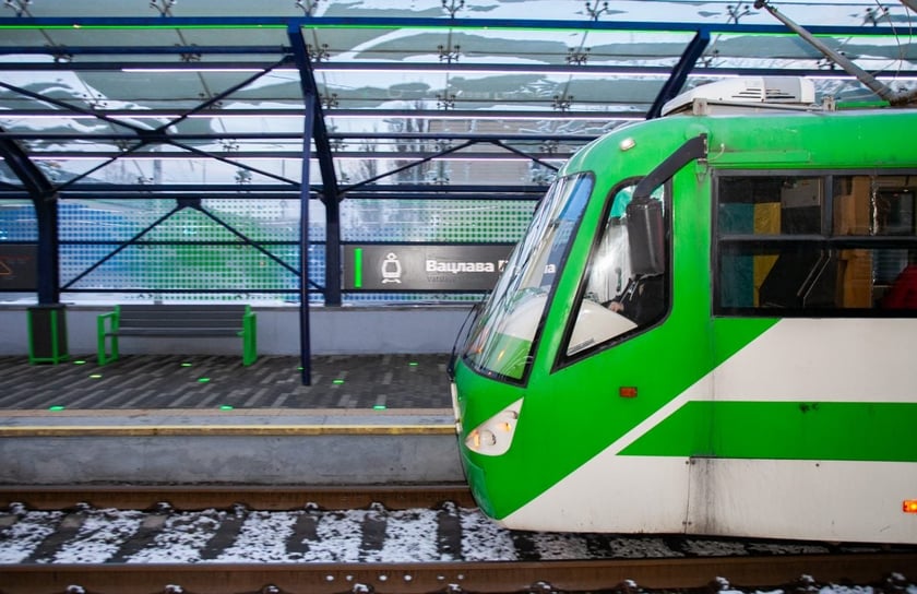 Восени відкриють п’ять оновлених станцій швидкісного трамвая на Борщагівці