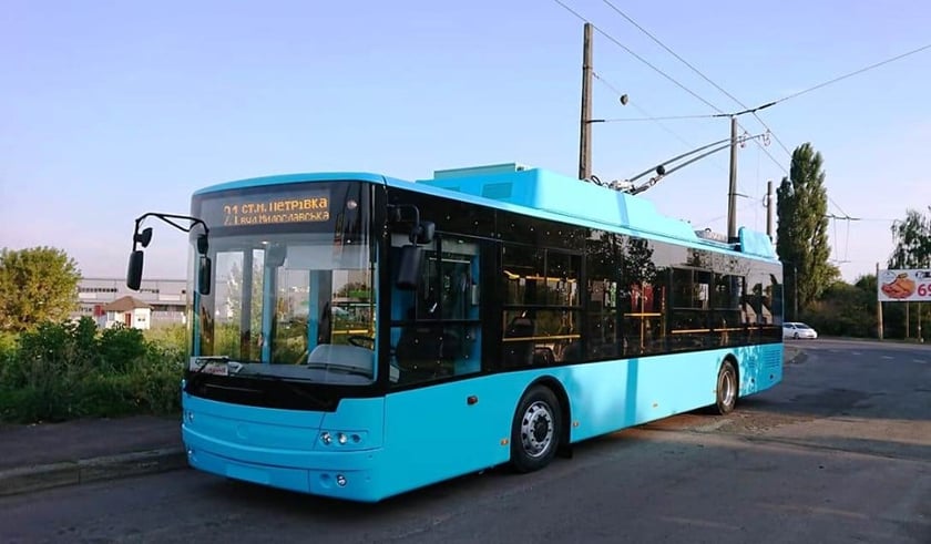 До Хмельницького прибули нові тролейбуси «Богдан»