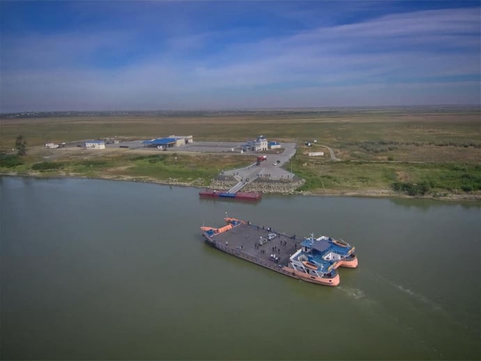 На Одещині запустили пором до Румунії