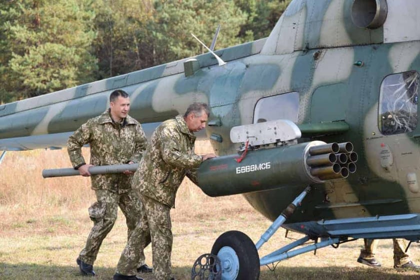 У Чернігові випробовують нове озброєння для гелікоптерів