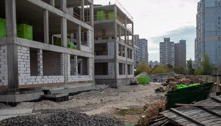 На Троєщині будують новий дитячий садок (ФОТО)