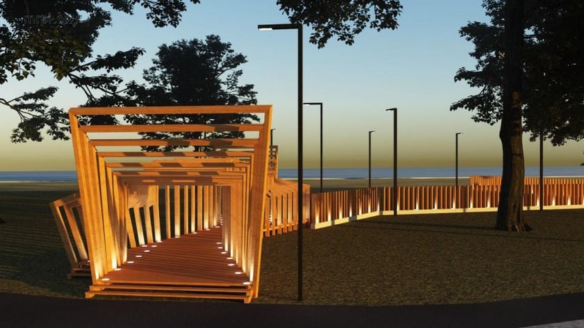 Пляж у Маріуполі перетвориться на сучасний простір для відпочинку (ФОТО)