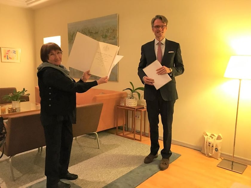 Українка отримала шведський Орден полярної зірки