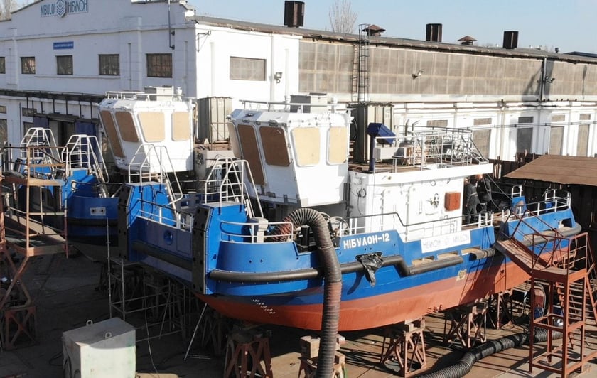 “Нібулон” готує до спуску друге несамохідне судно-майданчик (ФОТО)