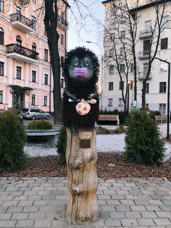 Київський «Їжачок у тумані» закликав носити захисні маски