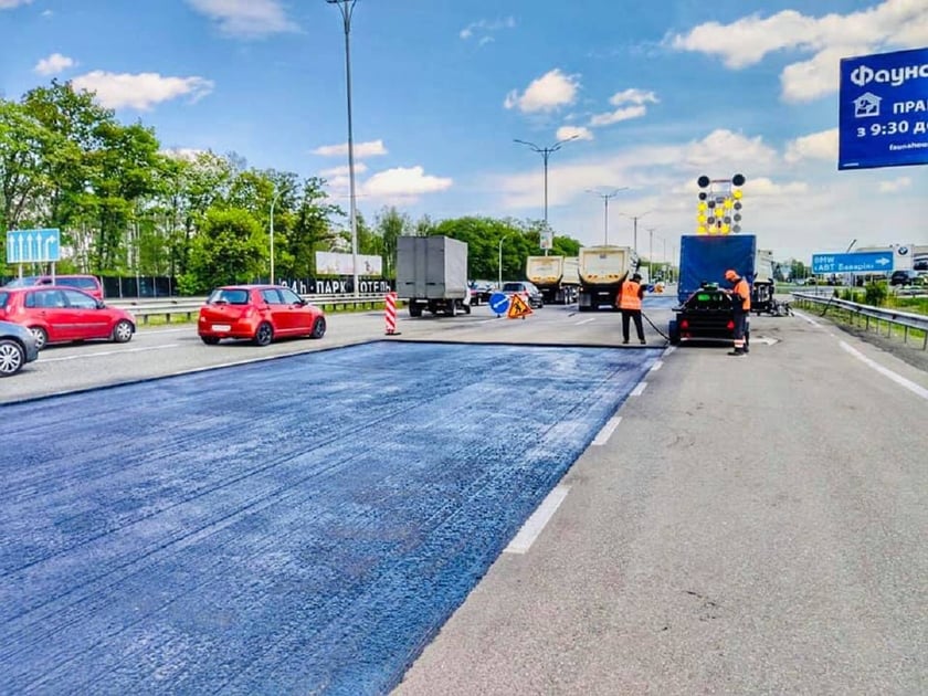 Як трасі «Київ-Бориспіль» подовжують експлуатаційний термін (ФОТО)