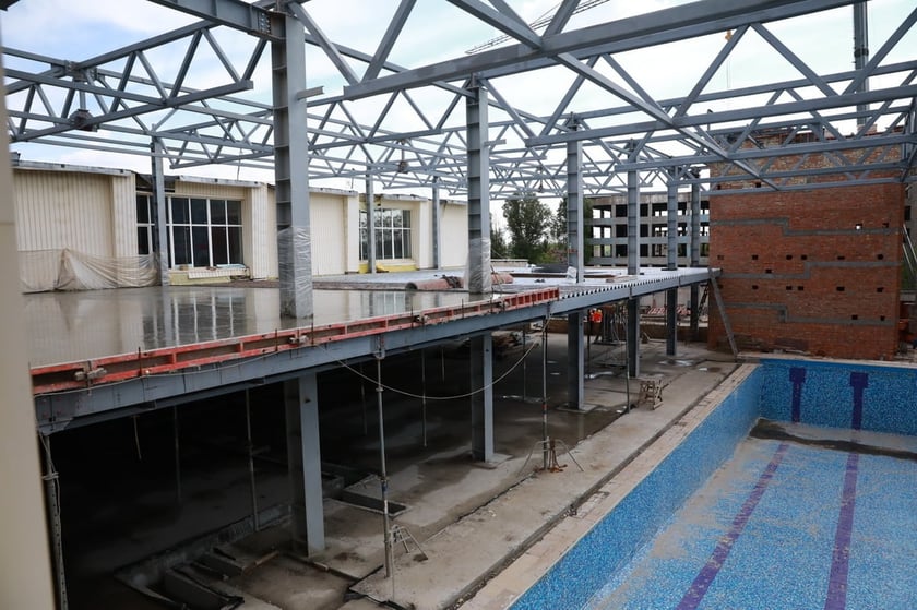 Як у Запоріжжі реконструюють школу вищої спортивної майстерності (ФОТО)