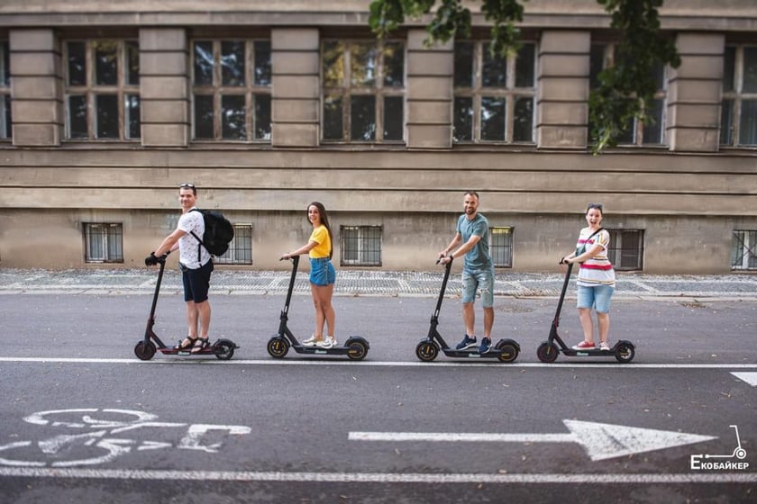 В Ужгороді запустили сервіс прокату електросамокатів