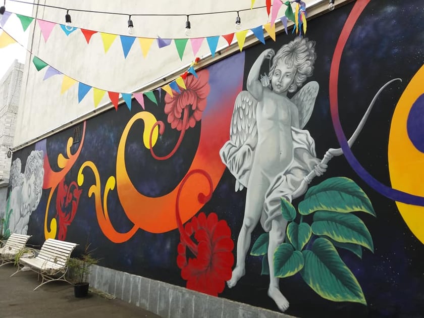 У центрі Житомира з’явився 20-метровий мурал (ФОТО)