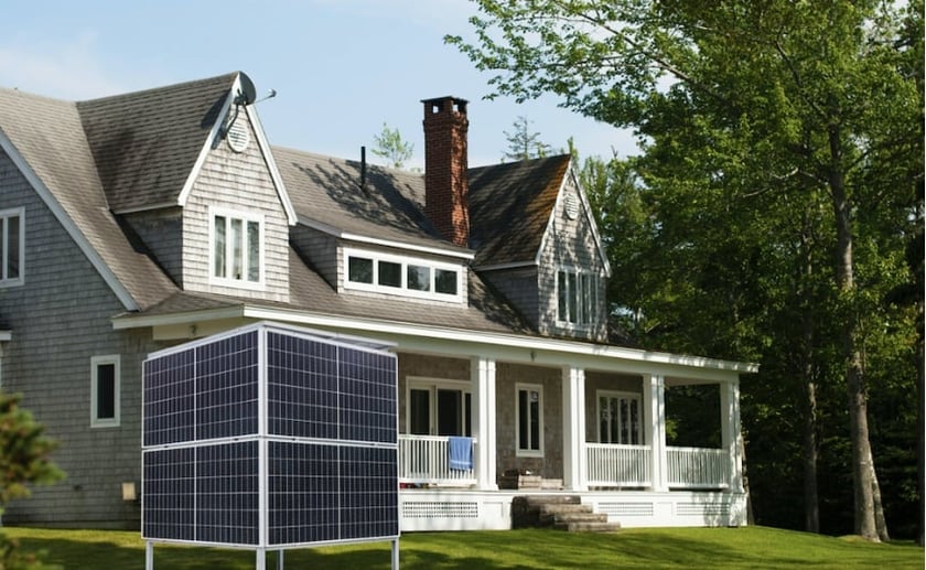 Українці створили домашню сонячну станцію у вигляді куба, яка встановлюється за день