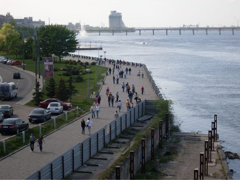 У Києві облаштують нову зону відпочинку на березі Дніпра