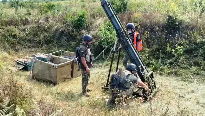 Військові інженери тренувалися із системою розмінування УР-83П (ФОТО)