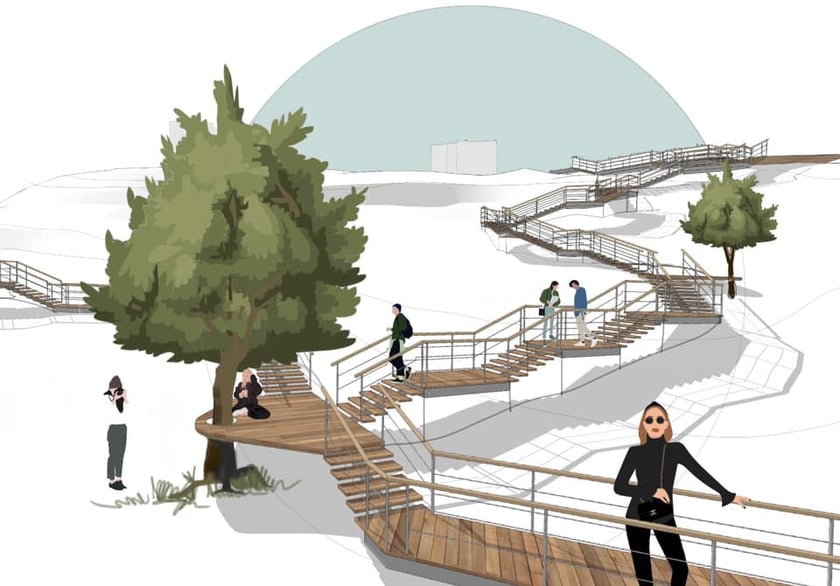 Ще один парк Києва перетворюють на сучасний простір (ФОТО)