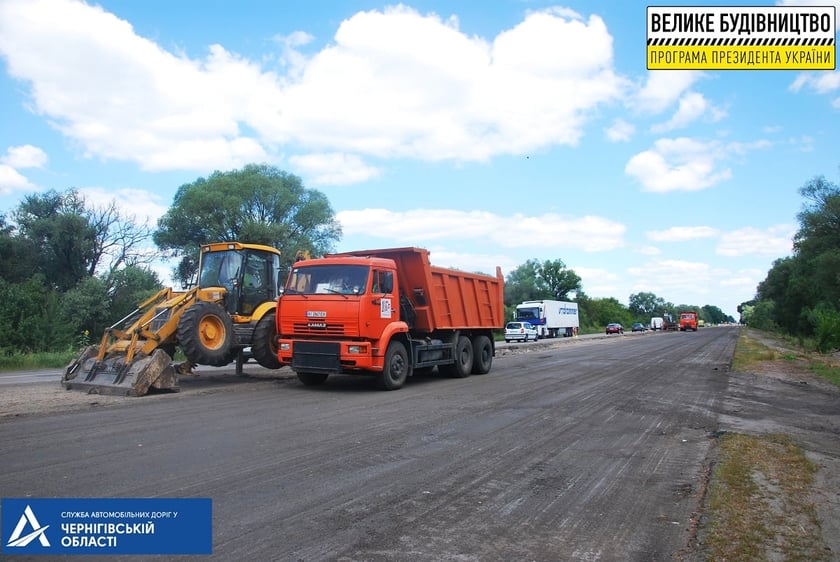 На Чернігівщині почали ремонт 38 км «київської» траси