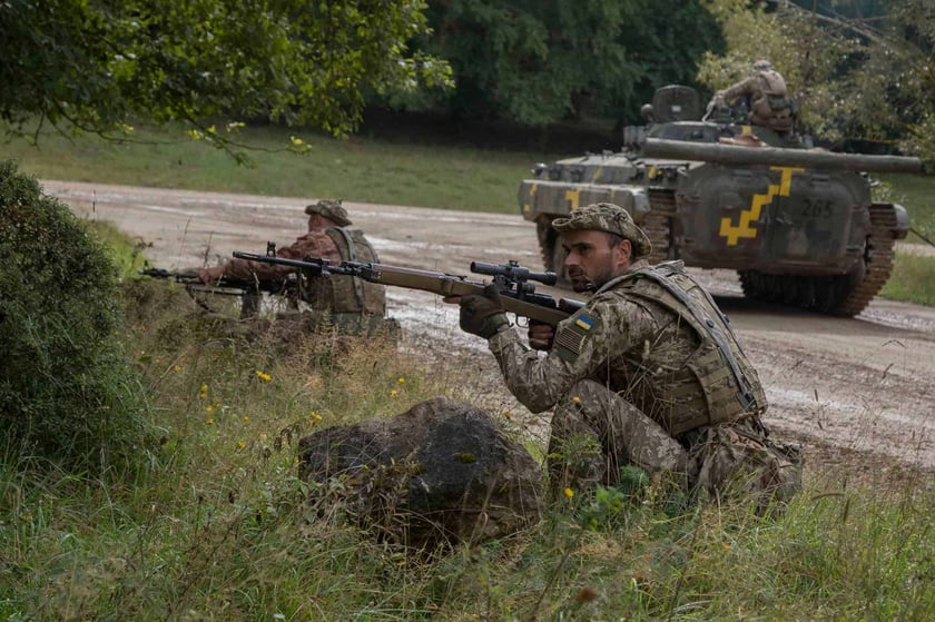 На міжнародних маневрах в Німеччині українські військові провели тренувальний бій (ФОТО)
