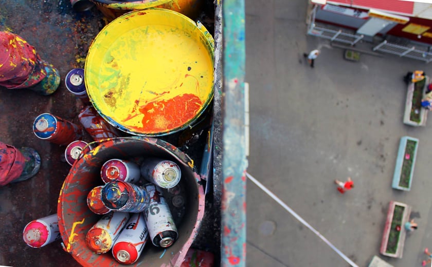 На Житомирщині створили 20-метровий мурал із зображенням Мавки з “Лісової пісні” (ФОТО)