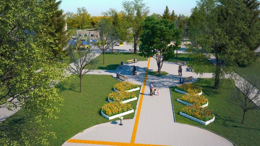 Закинуту територію на Дніпропетровщині перетворюють на комфортний сквер (ФОТО)