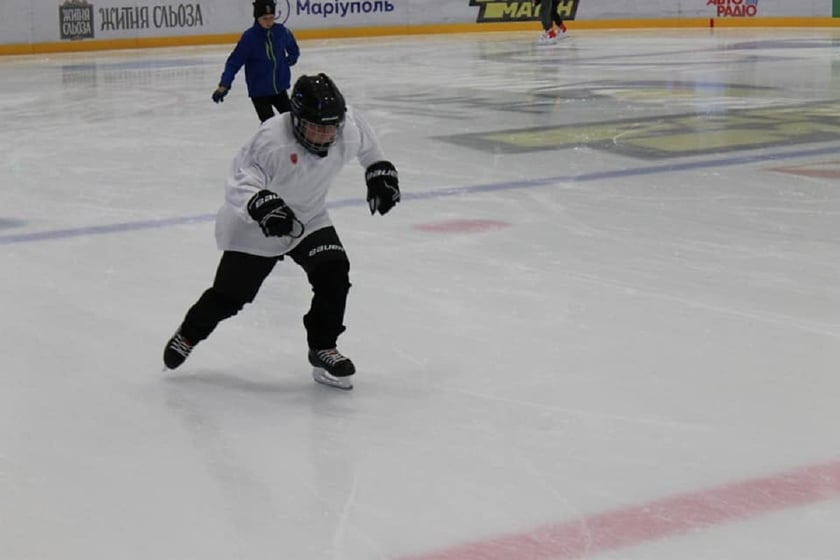 Перше тренування для юних хокеїстів пройшло у Маріуполі