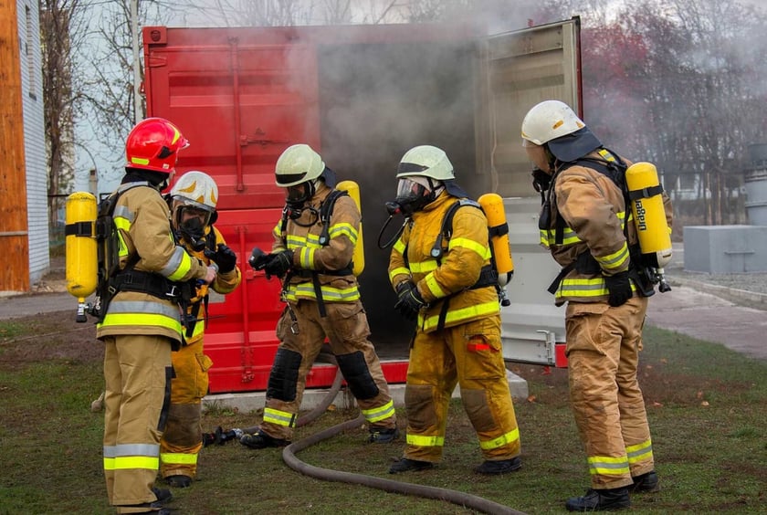 Презентували тренажер для рятувальників «Вогневий модуль» (ФОТО)
