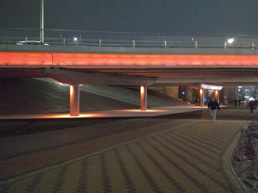 Чотири шляхопроводи Києва отримали декоративну підсвітку (ФОТО)