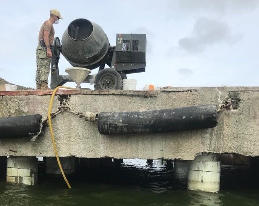 Військові США відновили пірс на військово-морській базі українського флоту