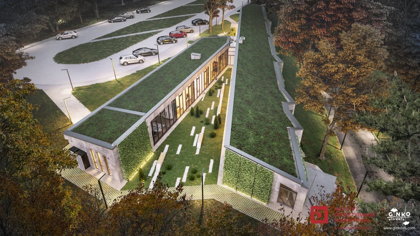 У Львові на території Шевченкіського гаю зведуть будівлю з озелененим дахом: як виглядає проєкт