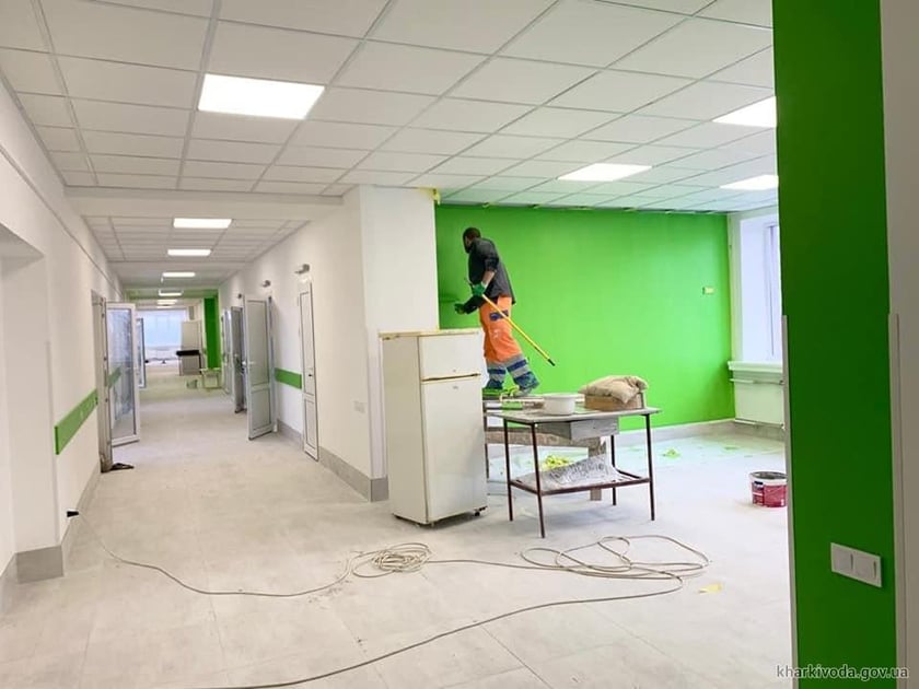 У Харкові ремонтують два відділення лікарні