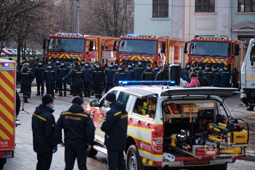 Рятувальникам Донеччини передали техніку та обладнання (ФОТО)