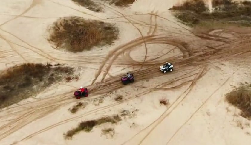 Про зимовий відпочинок на Олешківських піска зняли проморолик