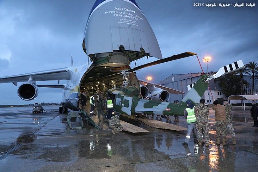 «Руслан» Антонова доправив американські гелікоптери до Лівану (ФОТО)