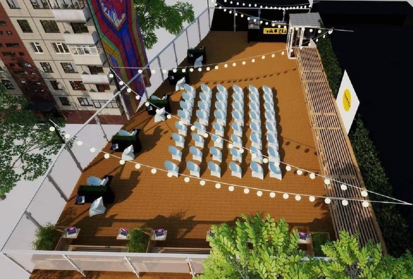 Київська бібліотека відкриває терасу на даху