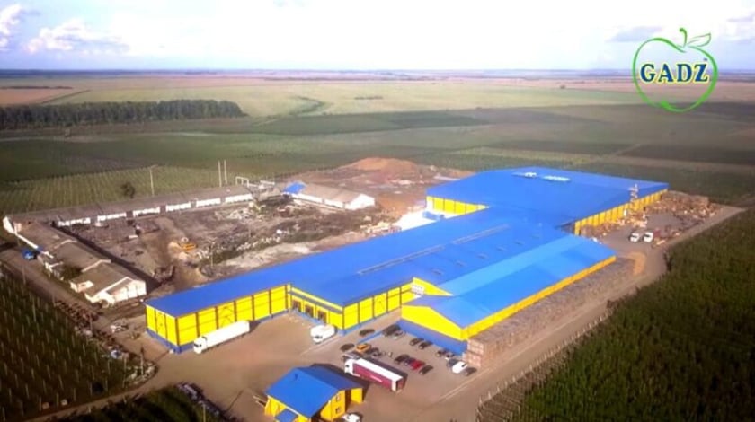 Ферма «Гадз» закупила обладнання для заводу фруктового пюре на Тернопільщині (ВІДЕО)