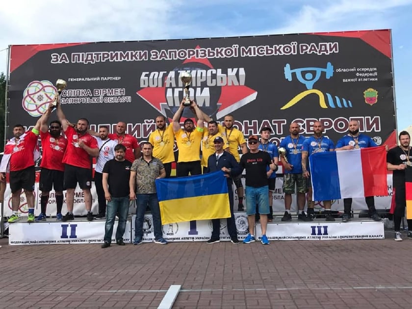У Запоріжжі провели чемпіонат Європи з богатирського багатоборства