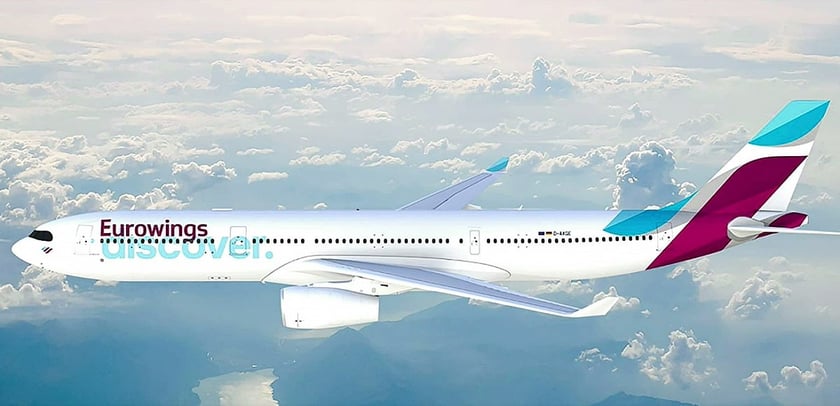 Німецький лоукостер Eurowings запускає рейс до Києва