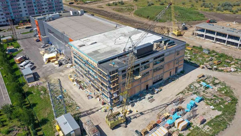 На Дніпропетровщині будують енергоефективний і технологічний басейн (ФОТО)