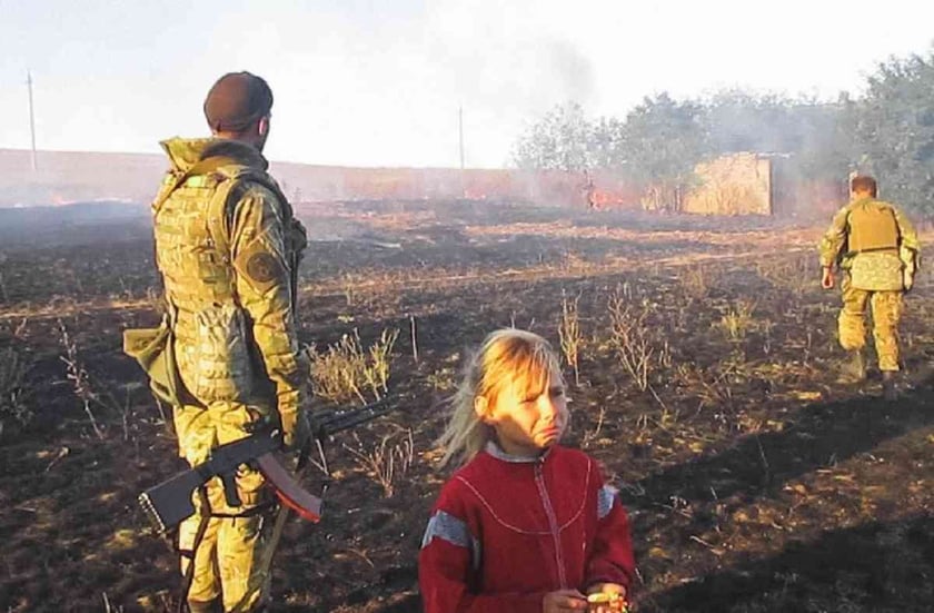 У кінотеатрах покажуть фільм «Зошит війни», створений із відеозаписів українських бійців