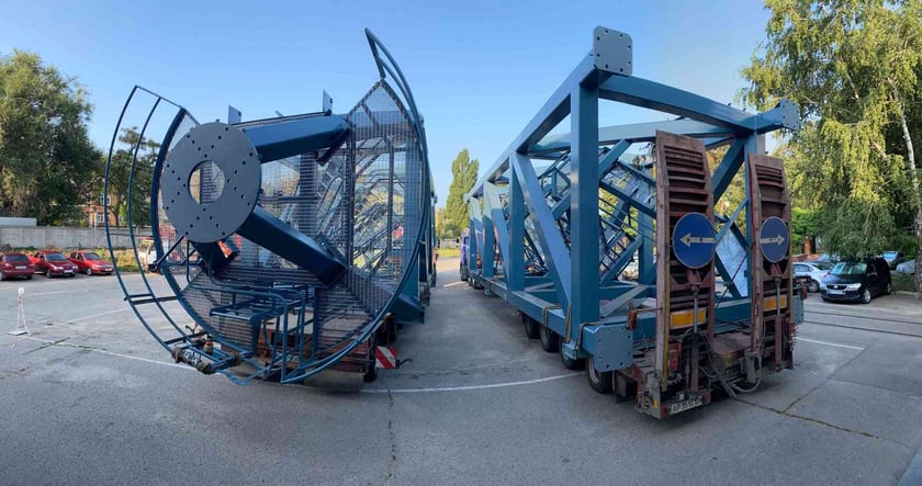 «Запоріжкран» виготовив ходову крана для лісозаготівельного заводу в США