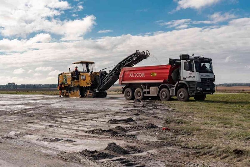На Вінниччині почалася реконструкція злітно-посадкової смуги аеродрому