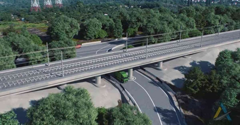 Укравтодор змоделював вантовий міст у Запоріжжі через Дніпро (ВІДЕО)