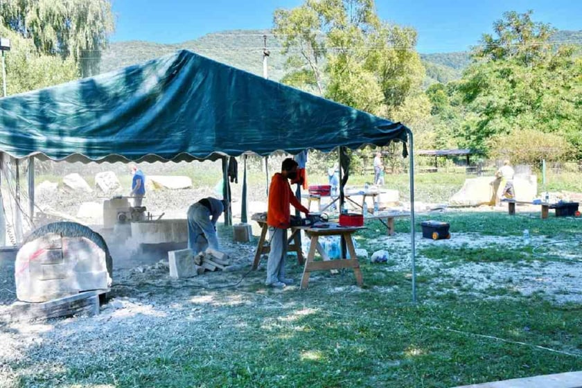 На Закарпатті стартував міжнародний симпозіум скульпторів (ФОТО)